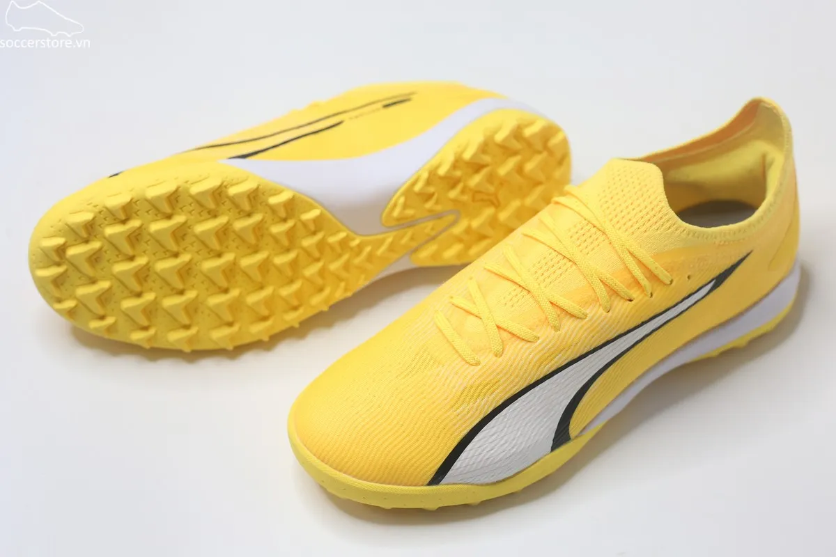 Puma Ultra Ultimate Cage TF màu vàng trắng 107502-04
