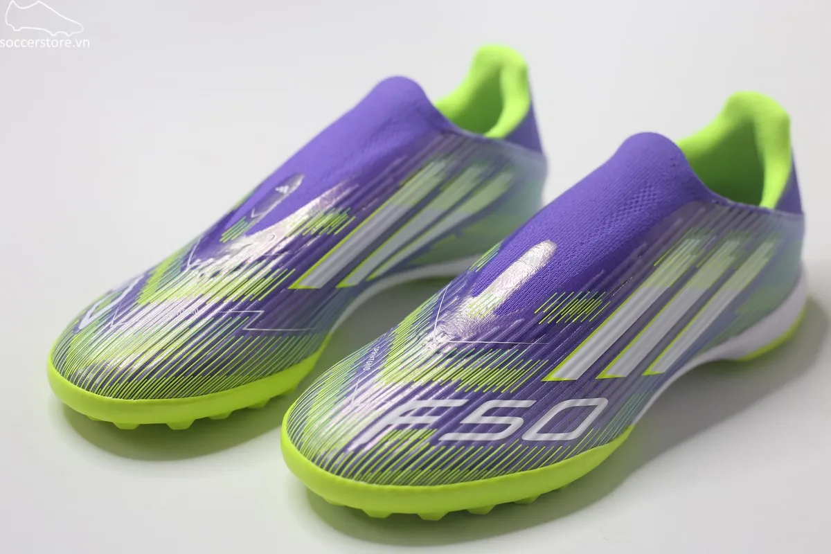Adidas F50 League TF LL màu tím Radiant Blaze - JH7727