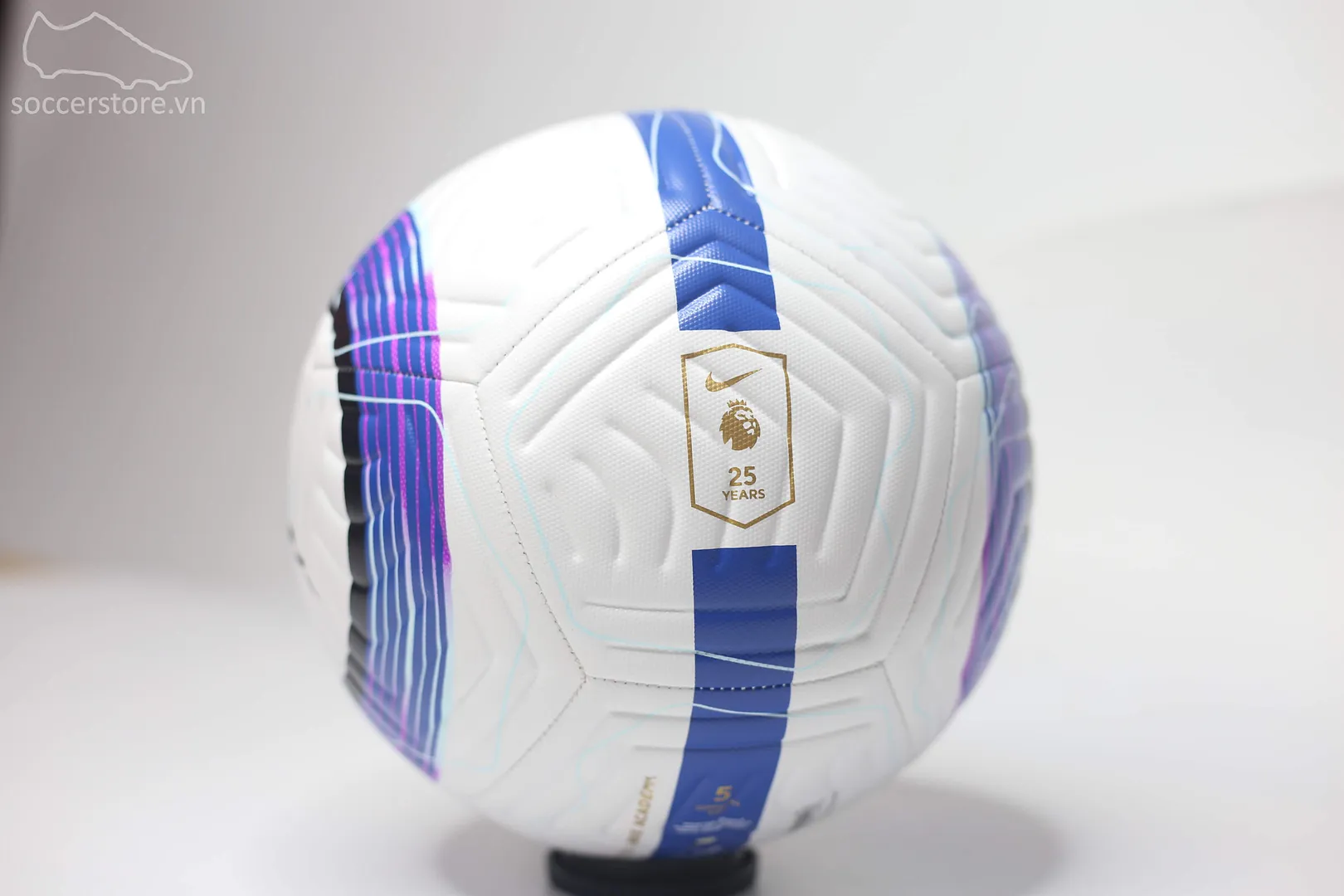 Quả bóng đá Nike Premier League Academy màu trắng xanh FZ2976-104
