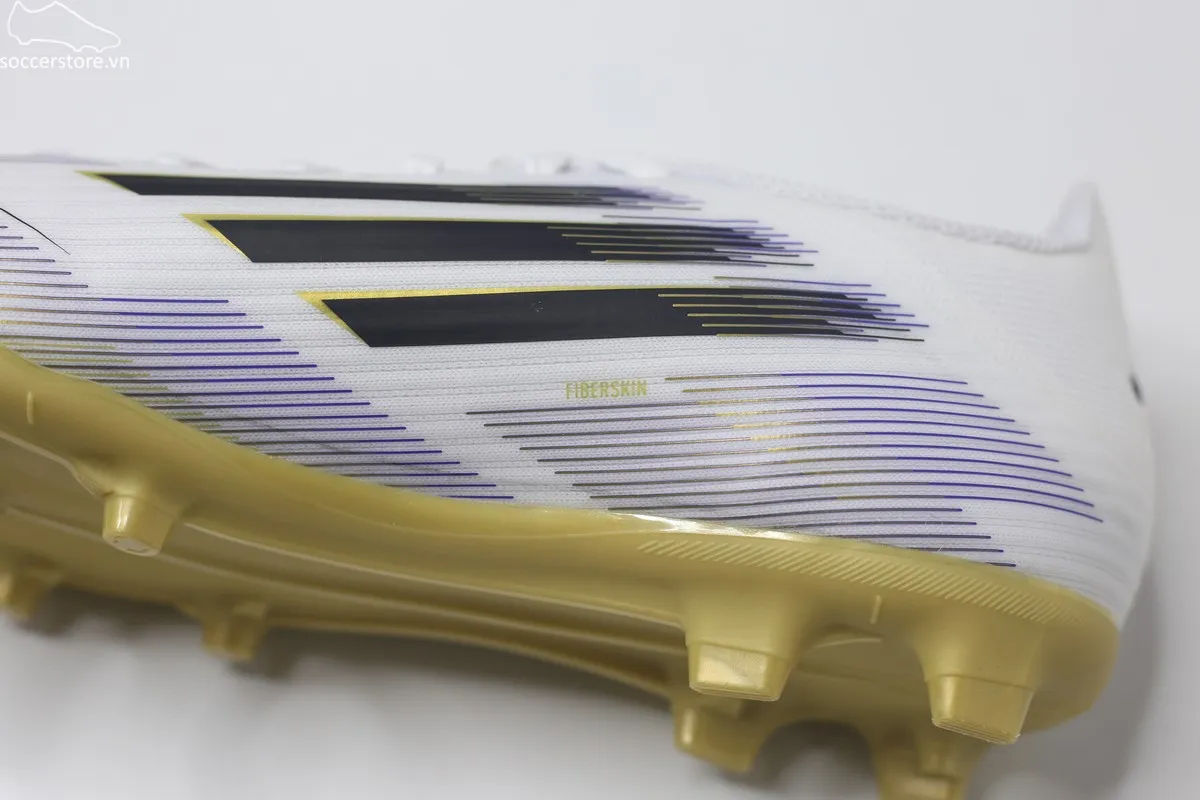 Adidas F50 League FG/MG Jr- Road To Glory trắng đồng JH7745