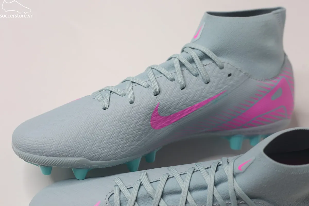 Nike Mercurial Superfly 10 Academy AG Air Zoom- Prism pack màu xanh xám FQ8329-301