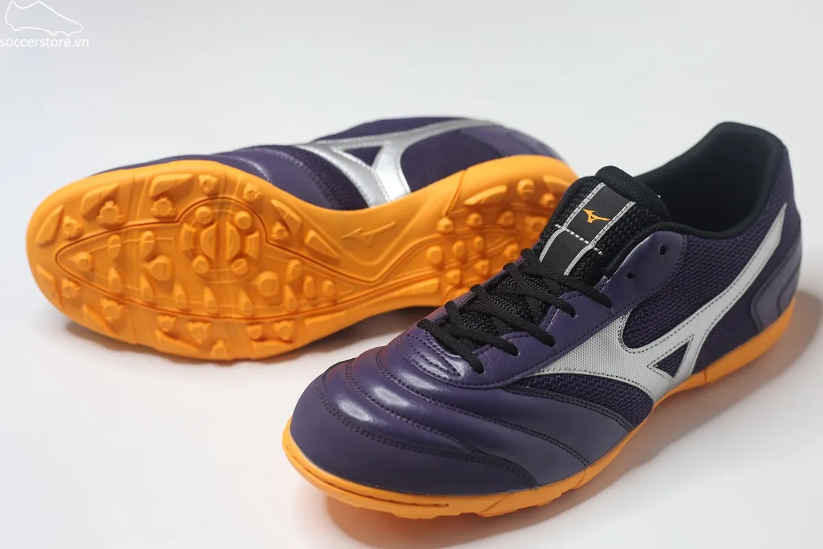 Mizuno Morelia Sala Club TF màu tím trắng Q1GB240392