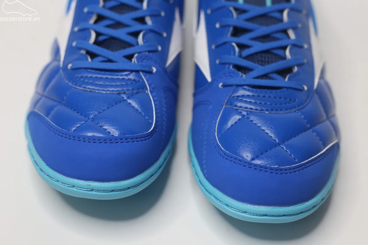 Mizuno Morelia Sala Club TF màu xanh trắng Q1GB241603