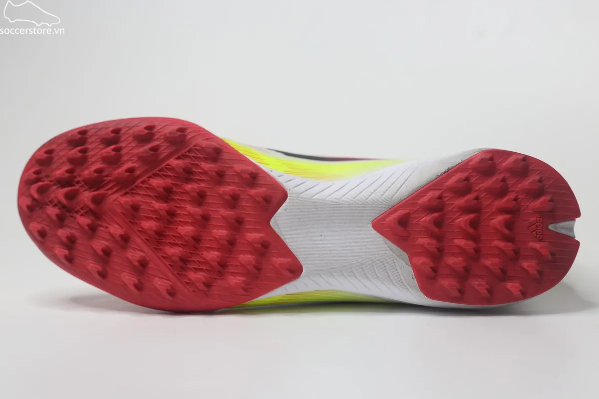 F50 League TF màu trắng đỏ IE1231, 70% khá bẩn