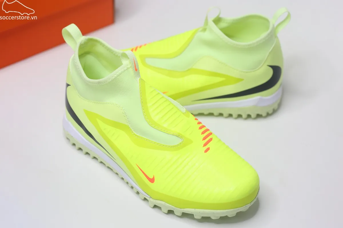 Nike Phantom 6 Academy TF high Jr lá chanh HQ2049-800