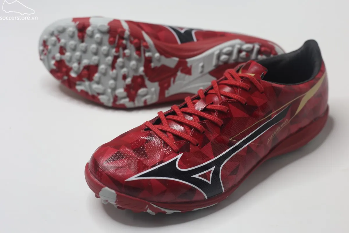 Mizuno Alpha α II Elite AS TF Red Ruby màu đỏ P1GD256260