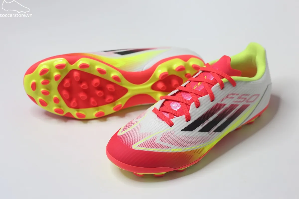 Adidas F50 League AG 2G/3G- Pure Victory pack màu trắng đỏ IE1262