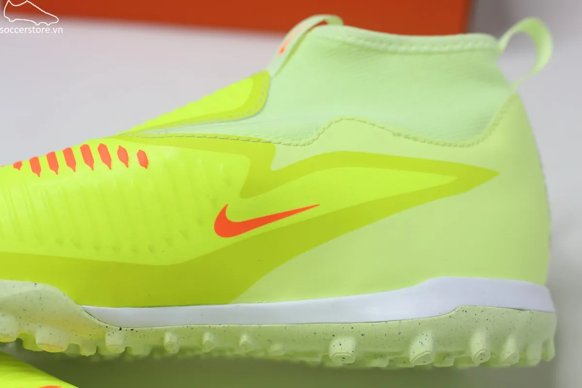 Nike Phantom 6 Academy TF high Jr lá chanh HQ2049-800