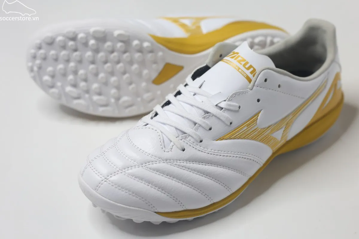 Mizuno Morelia Neo IV Pro TF White/ Gold P1GD263550