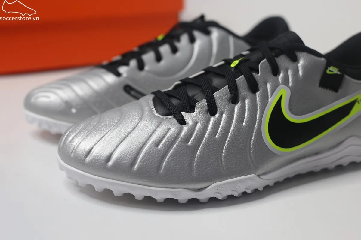 Nike Tiempo Legend 10 Academy TF Mad Voltage pack màu bạc DV4342-001