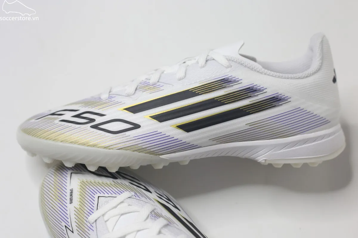 Adidas F50 League Jr trắng đồng Road to Glory - JI0002