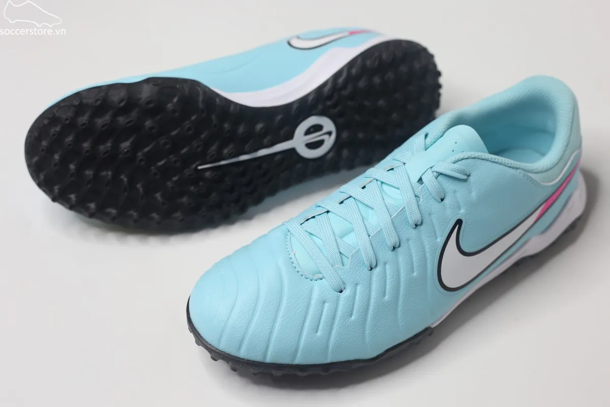 Nike Tiempo Legend 10 Academy TF Jr Prism pack màu xanh ngọc DV4351-401