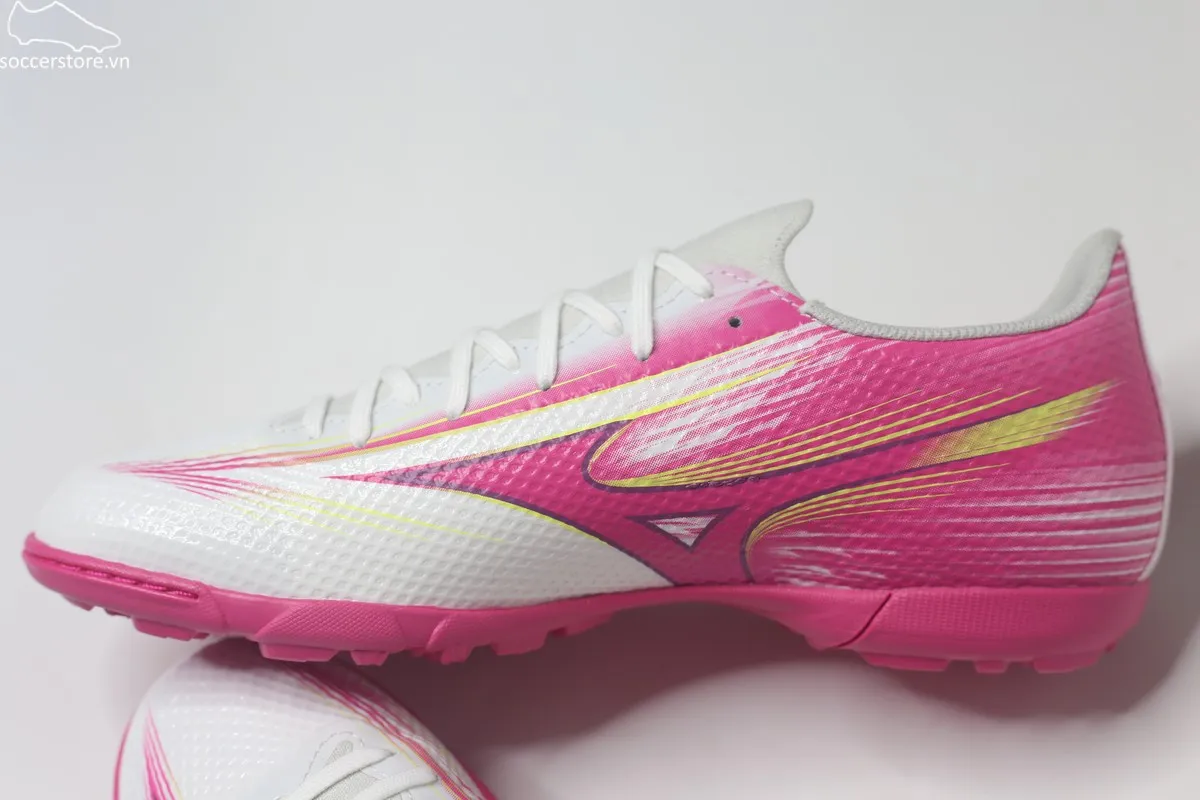 Mizuno Alpha III Select AS TF- trắng/ hồng P1GD266564