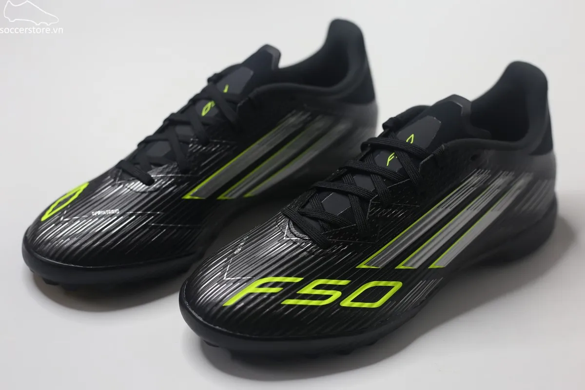 Adidas F50 League TF đen ánh kim JH7725