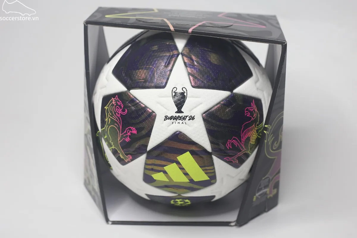 Bóng Adidas UCL Pro Final OMB Puskás Aréna 2026 JX9077