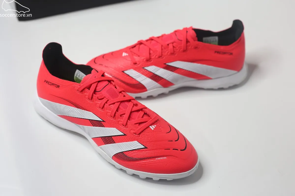 Adidas Predator League TF- Pure Victory pack màu đỏ trắng ID3769
