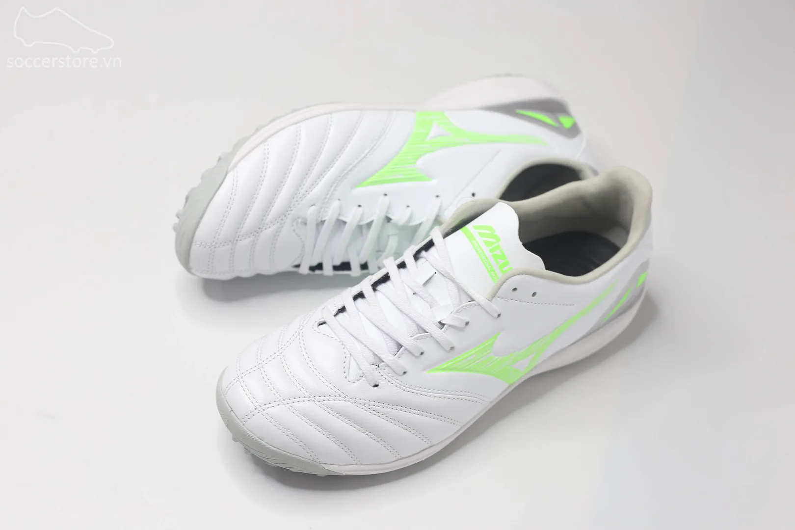 Mizuno Morelia Neo IV Pro AS TF Frontier pack- màu trắng xanh lá P1GD253537 Neo 4