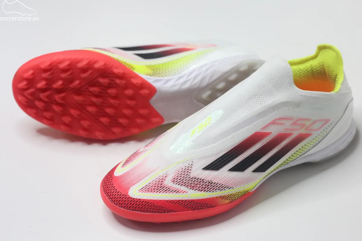 99% - used F50 Pro TF LL màu trắng đỏ JP7204_ mới 99% ra sân 15 phút