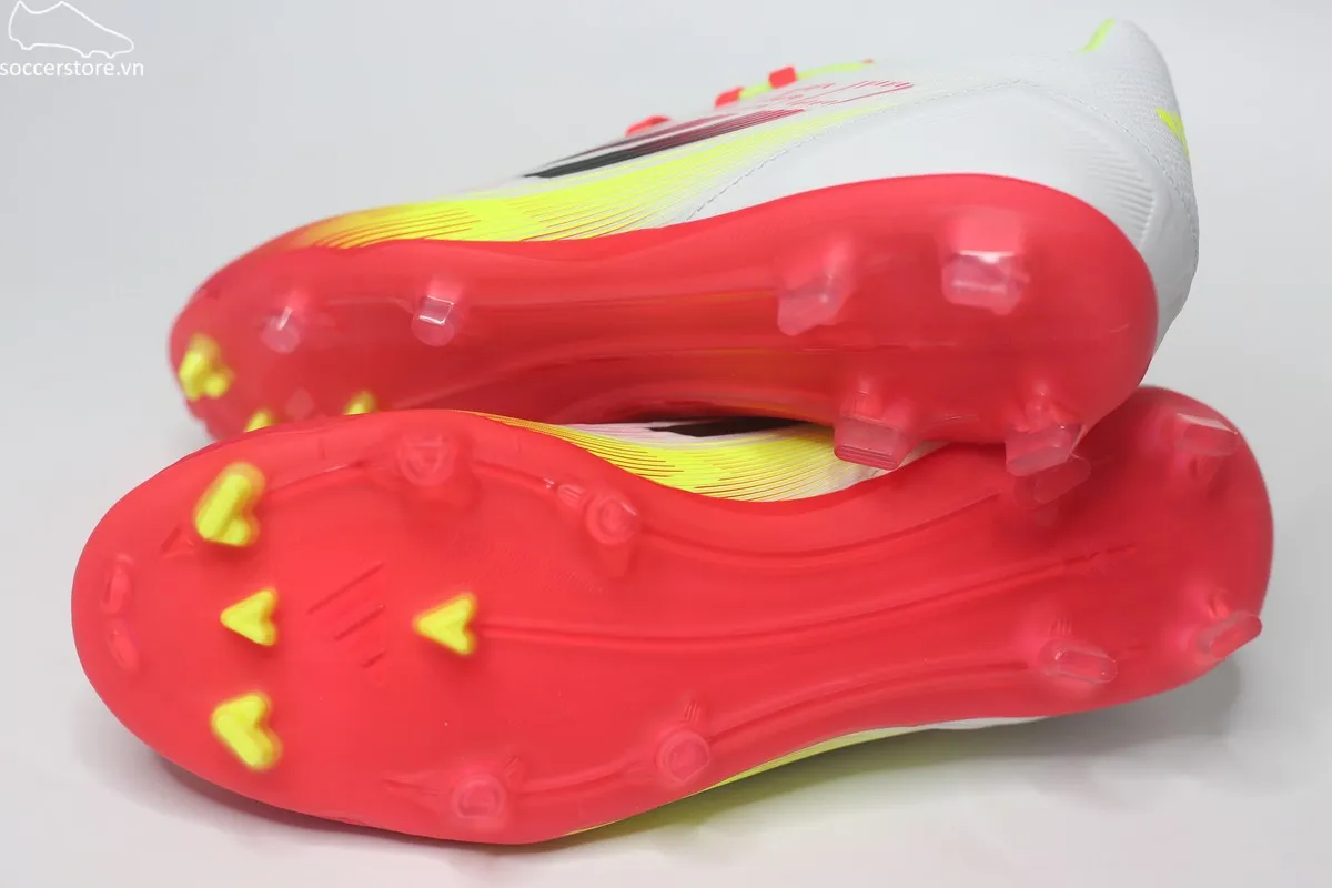 Adidas F50 League MG/ FG trắng đỏ IE1289
