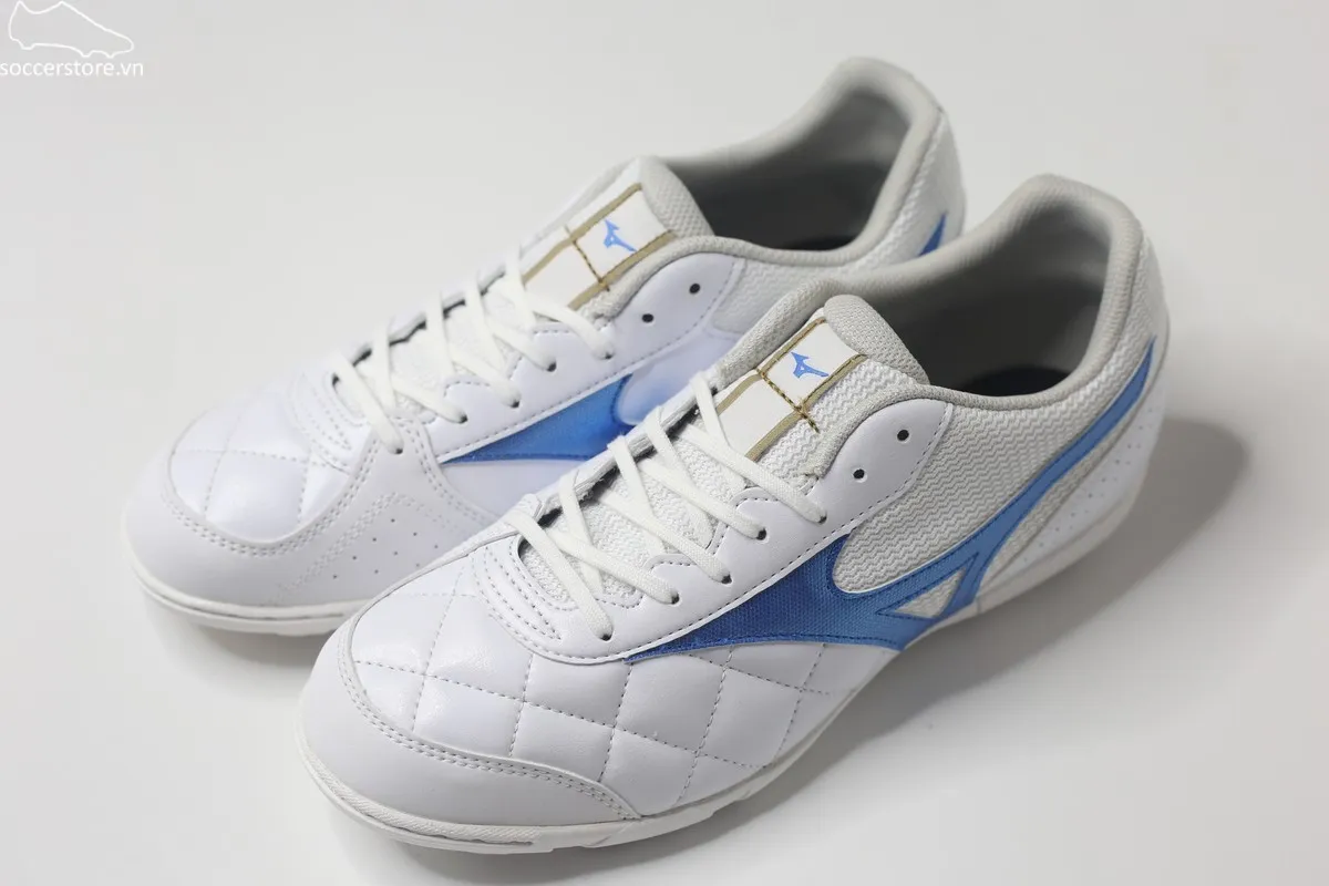 Mizuno Morelia Sala Club TF màu trắng xanh Q1GB241602