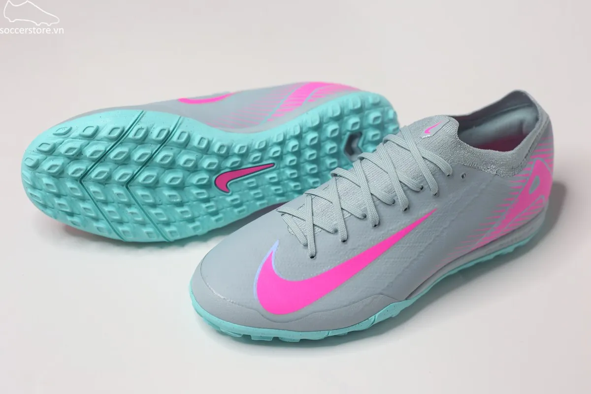 Nike Mercurial Vapor 16 Pro TF Air Zoom Refresh pack màu xám xanh FQ8687-301