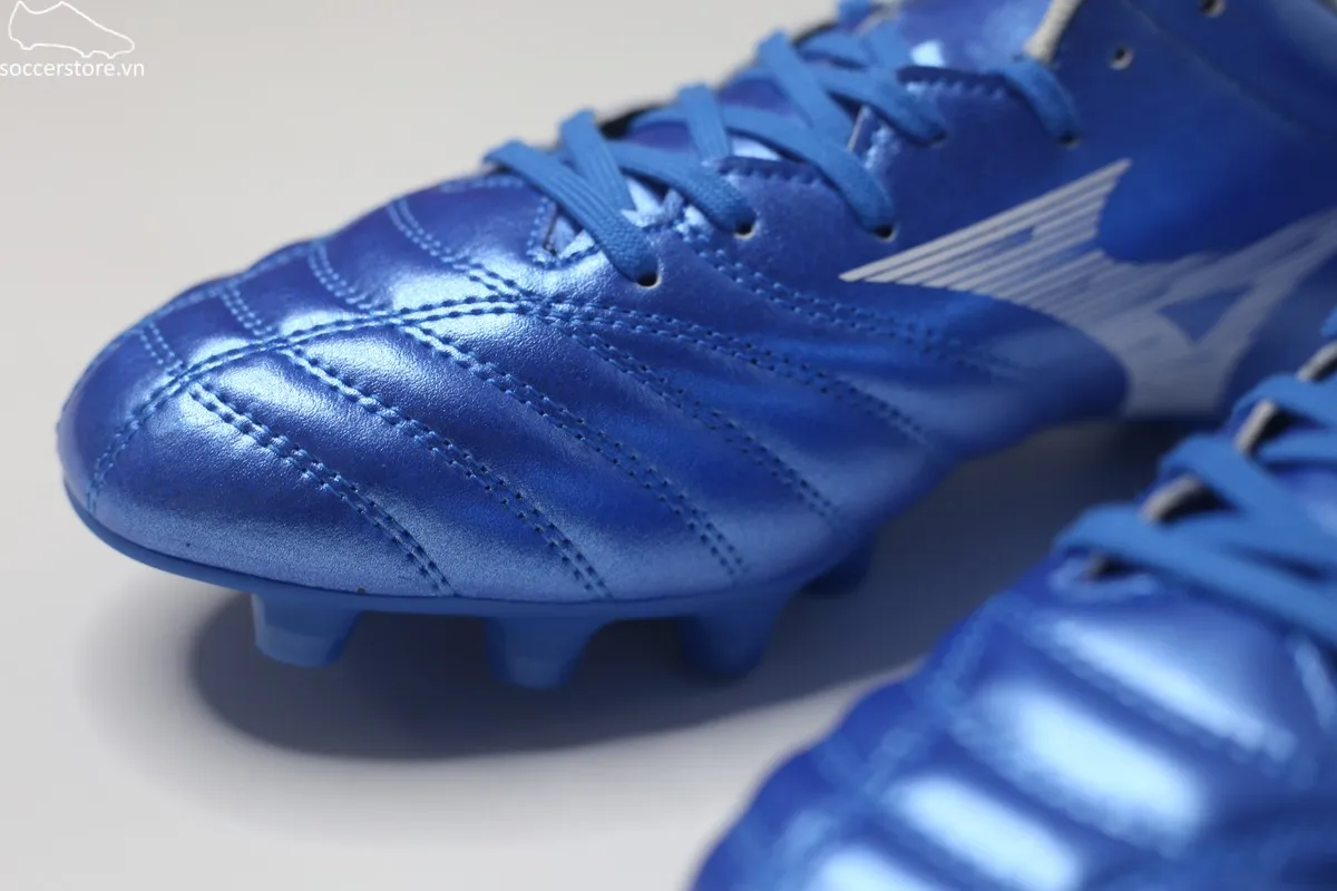 Mizuno Monarcida Neo 3 Select FG màu xanh trắng P1GA242527