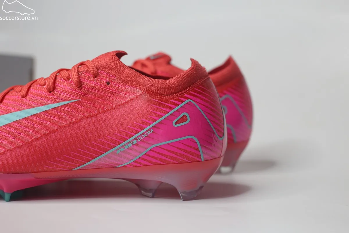 Nike Mercurial Vapor 16 Elite FG/MG Air Zoom màu đỏ than hồng FQ1457-800