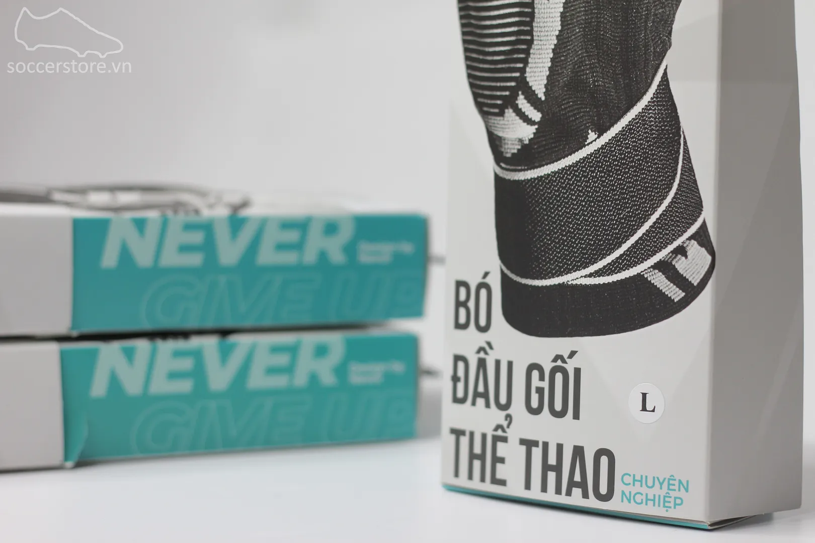 Bó gối thể thao trị liệu đầu gối Nevor BDG13 màu trắng