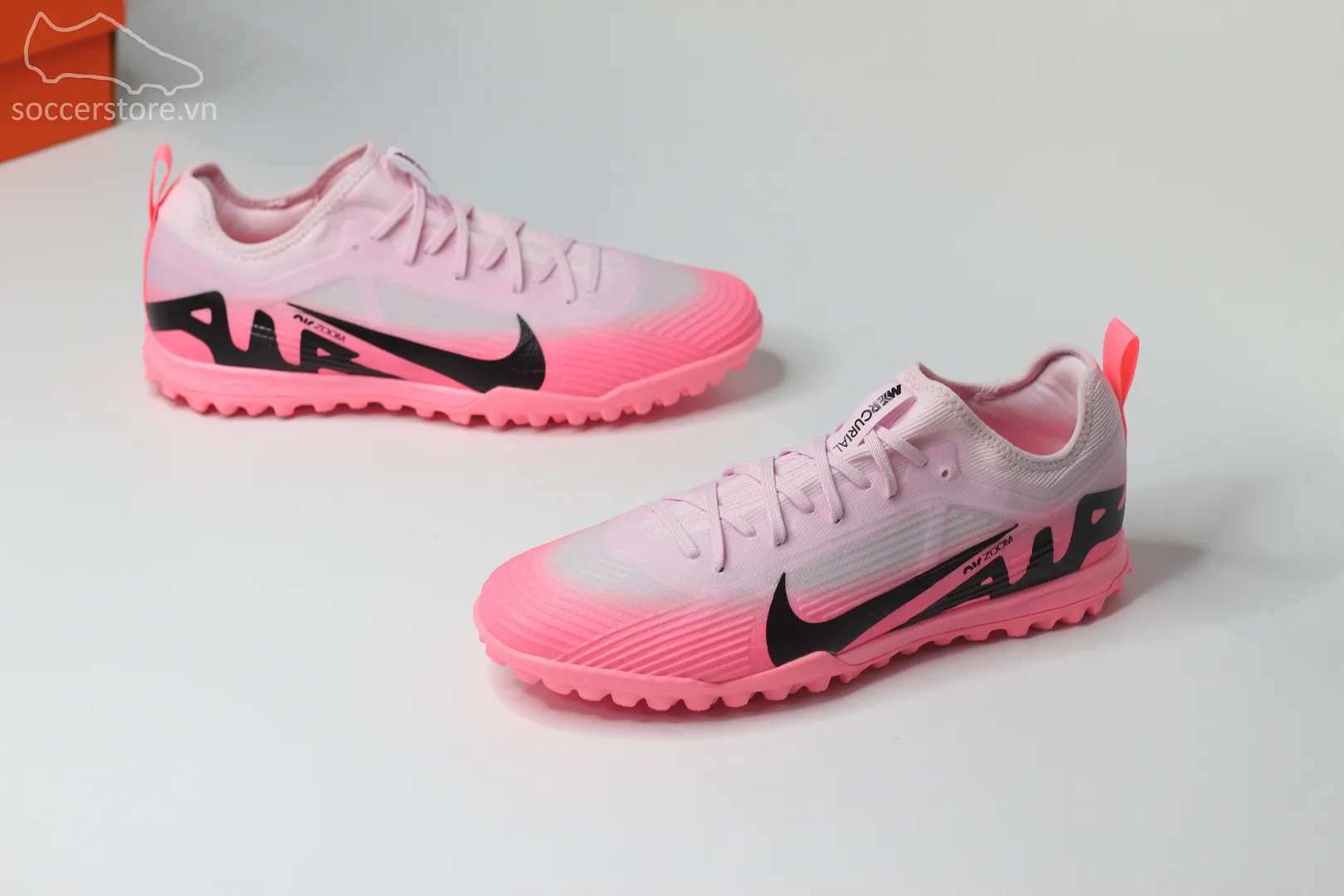 Nike Mercurial Vapor 15 Pro TF Air Zoom DJ5605-601 Mad Brilliance màu hồng phấn