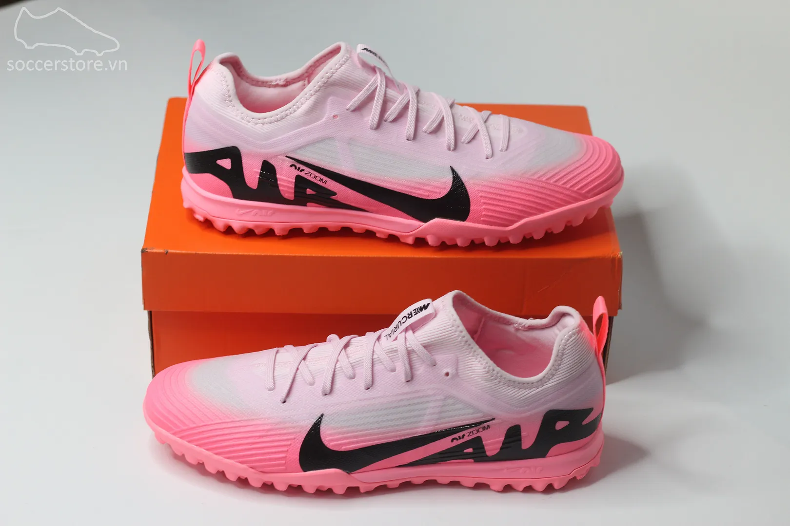 Nike Mercurial Vapor 15 Pro TF Air Zoom DJ5605-601 Mad Brilliance màu hồng phấn