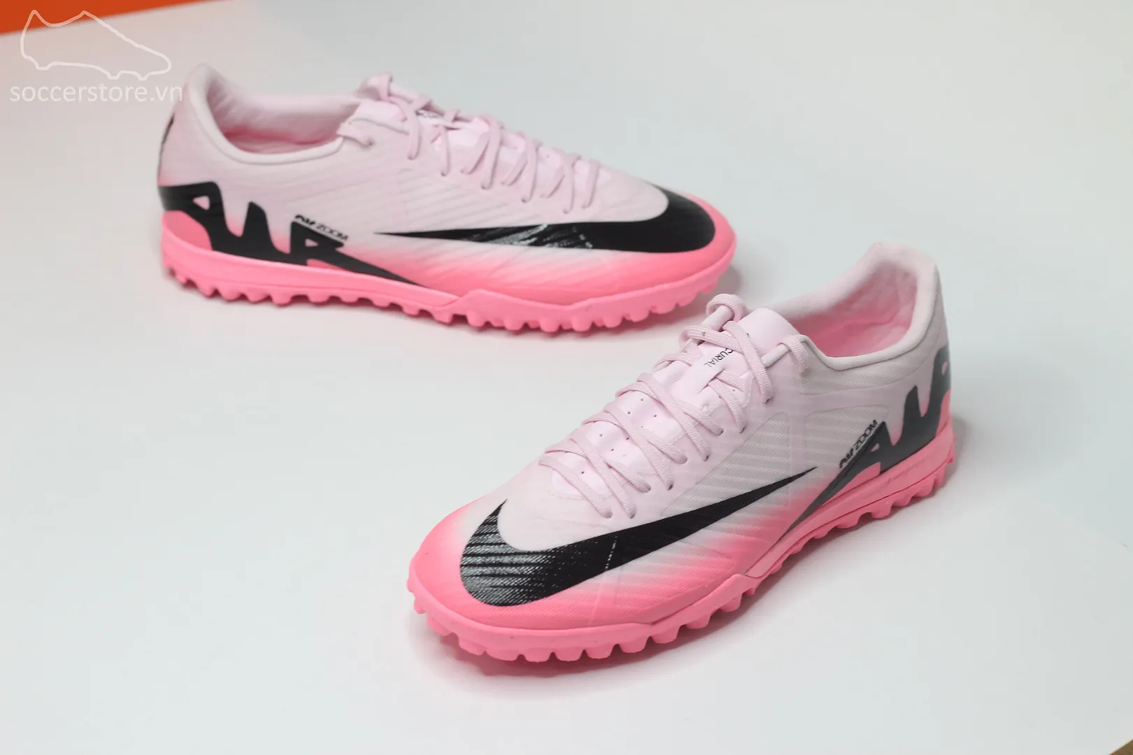 Nike Mercurial Vapor 15 Academy TF Air Zoom Mad Brilliance pack màu hồng phấn DJ5635-601