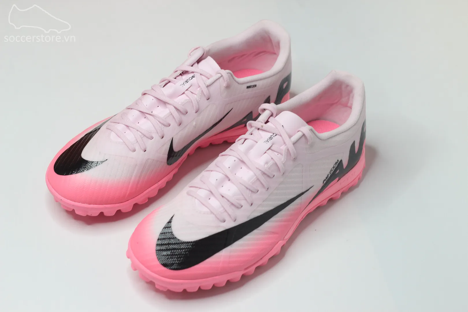 Nike Mercurial Vapor 15 Academy TF Air Zoom Mad Brilliance pack màu hồng phấn DJ5635-601