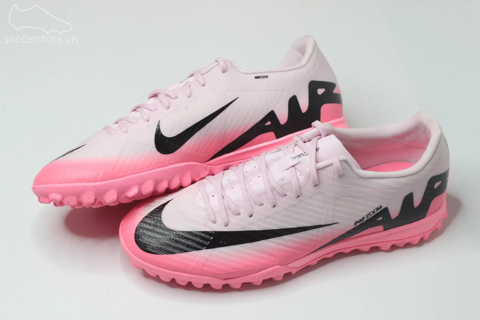 Nike Mercurial Vapor 15 Academy TF Air Zoom Mad Brilliance pack màu hồng phấn DJ5635-601
