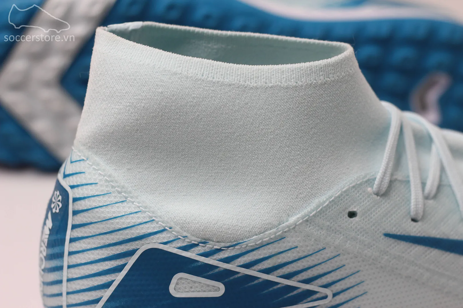 Nike Mercurial Superfly 10 Academy TF Air Zoom Mad Ambition pack màu xanh băng Glacier Blue FQ8331-400