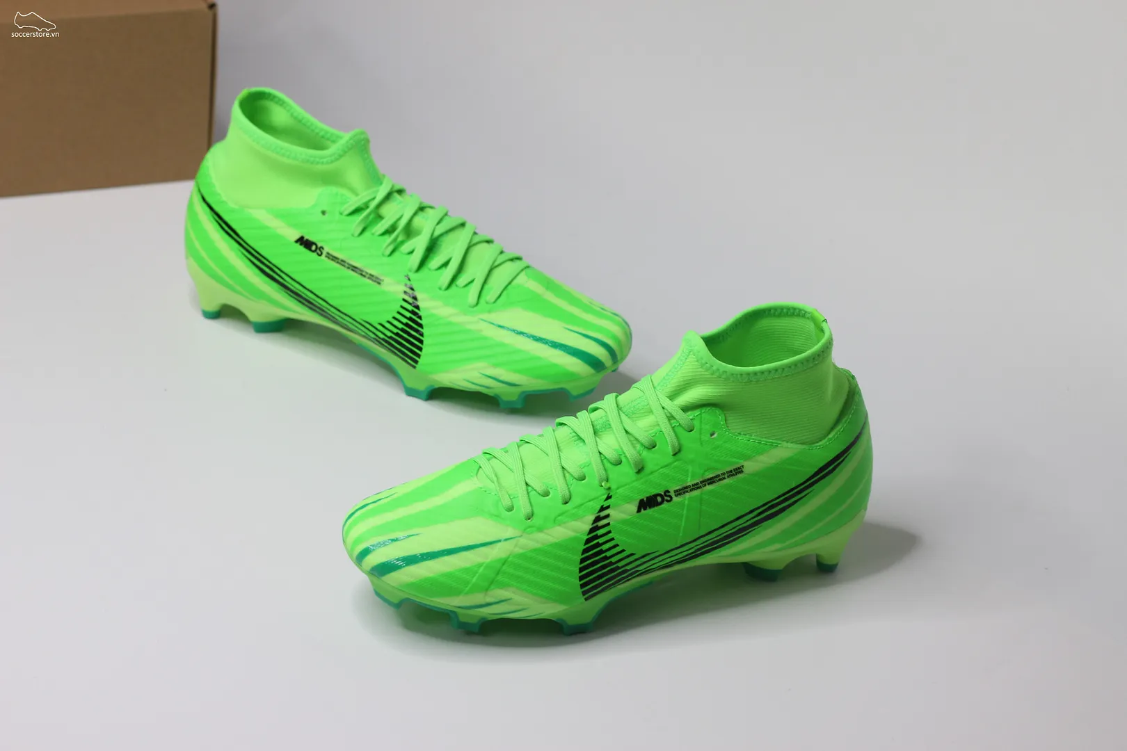 Nike Mercurial Superfly 9 Academy MG MDS 8 Air Zoom màu xanh lá FJ7190-300