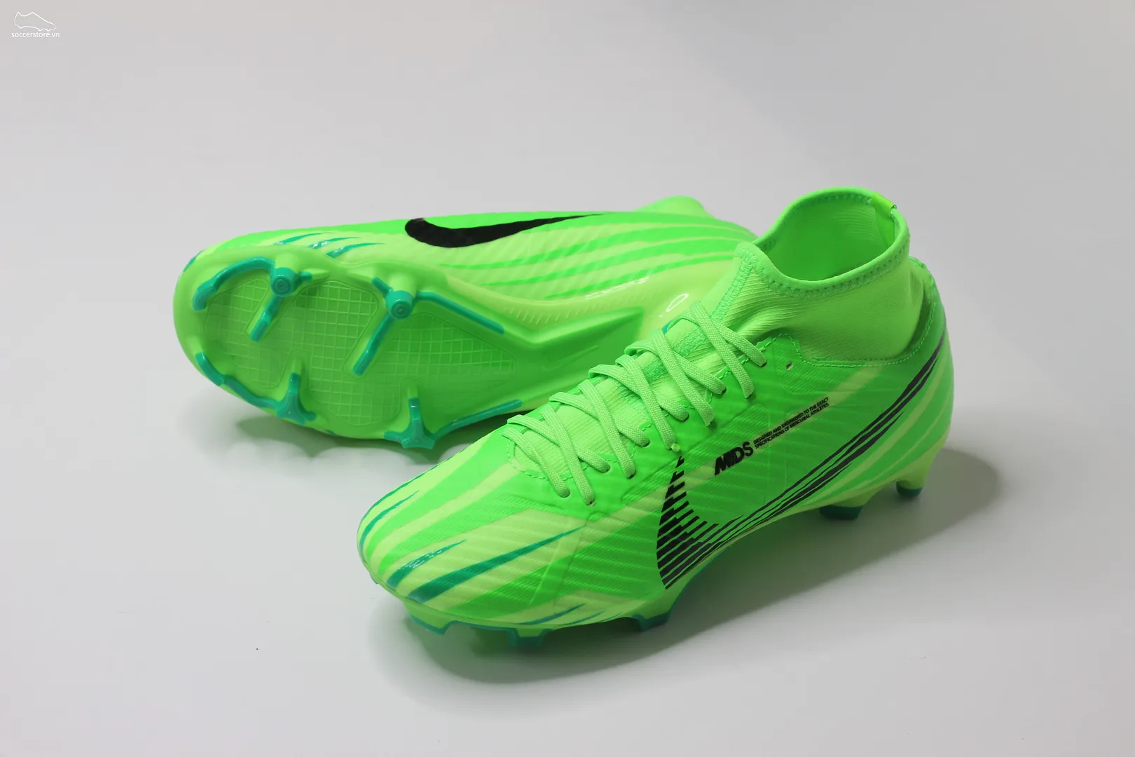 Nike Mercurial Superfly 9 Academy MG MDS 8 Air Zoom màu xanh lá FJ7190-300