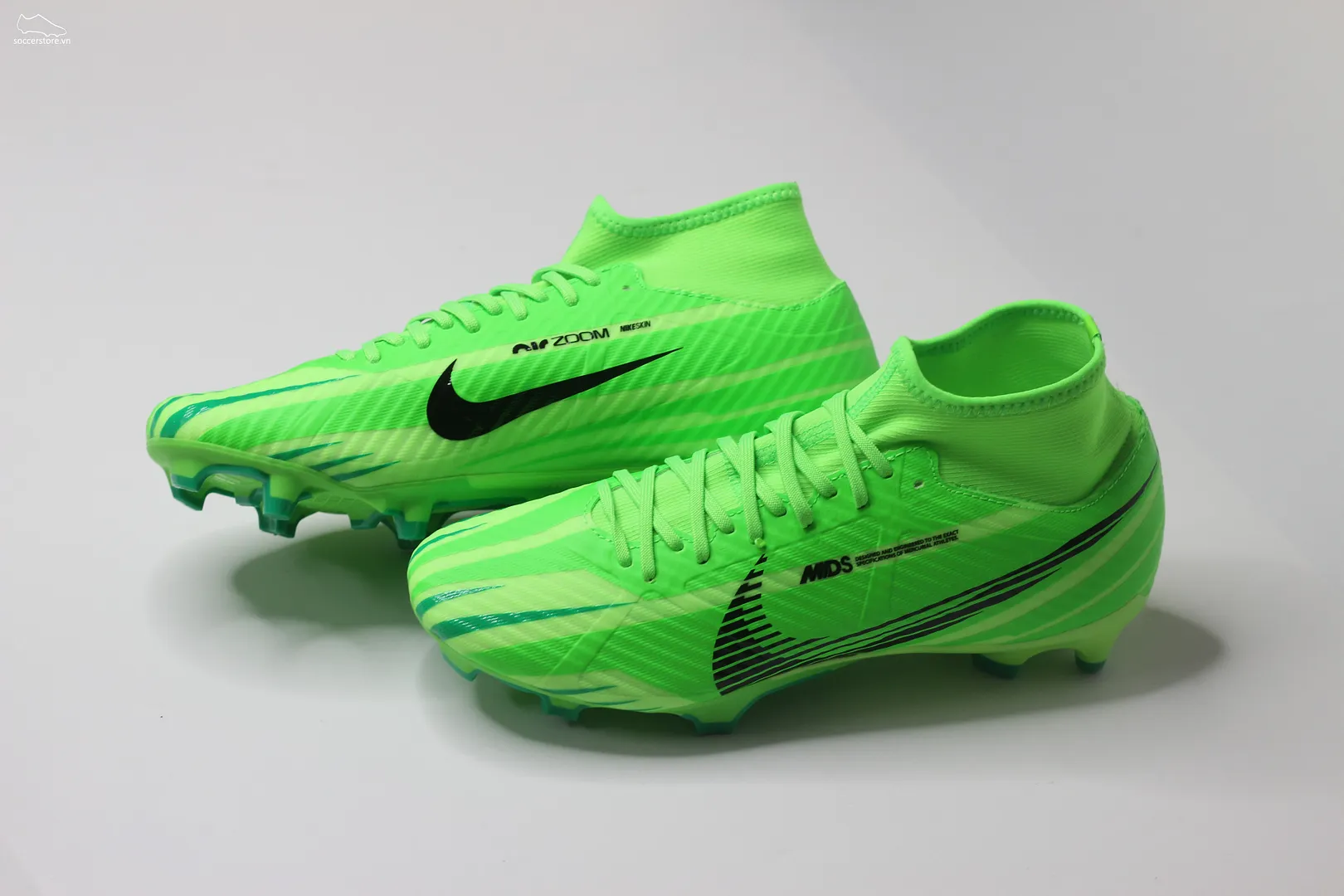 Nike Mercurial Superfly 9 Academy MG MDS 8 Air Zoom màu xanh lá FJ7190-300