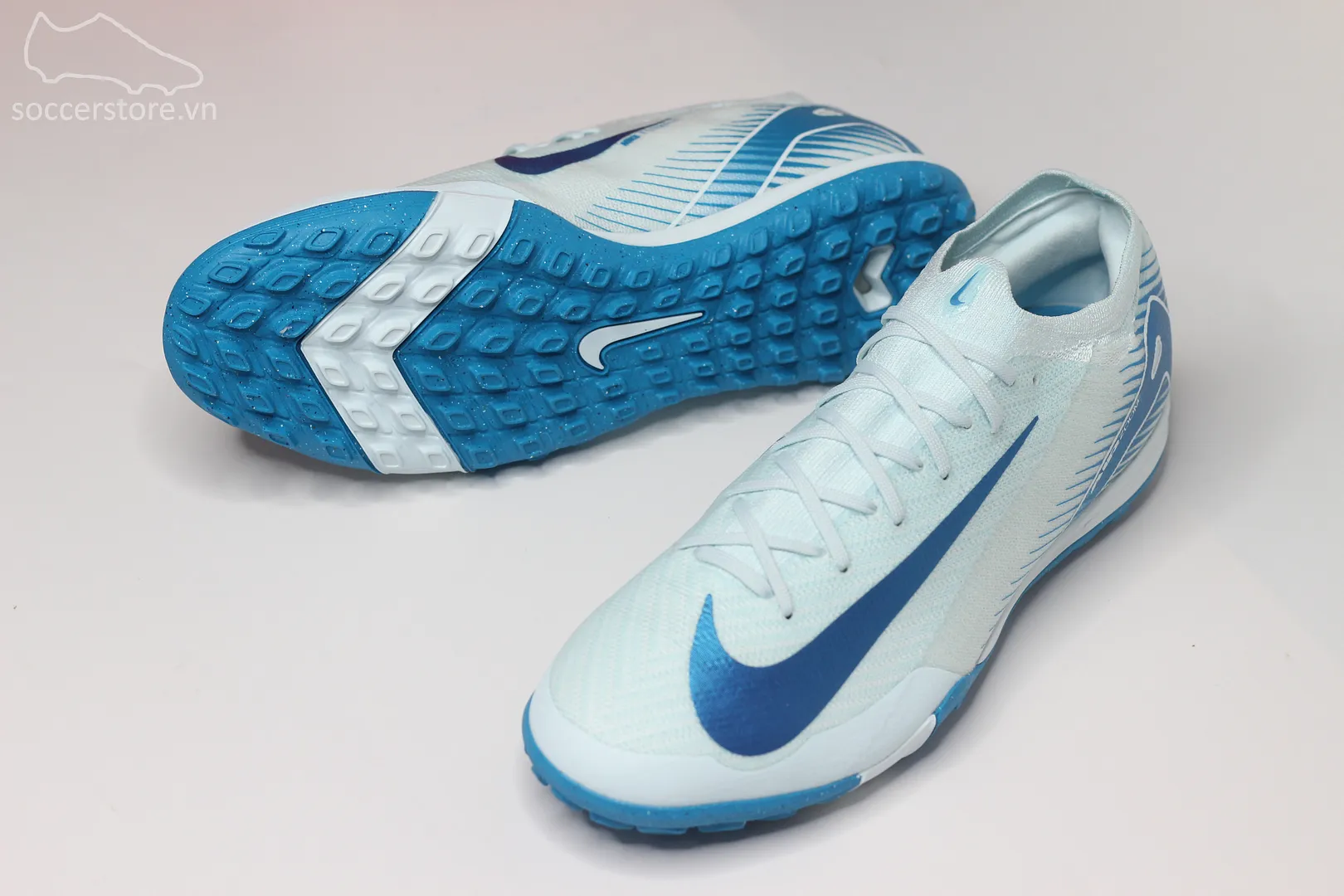 Nike Mercurial Vapor 16 Pro TF Mad Ambition pack màu xanh băng Glacier Blue FQ8687-400