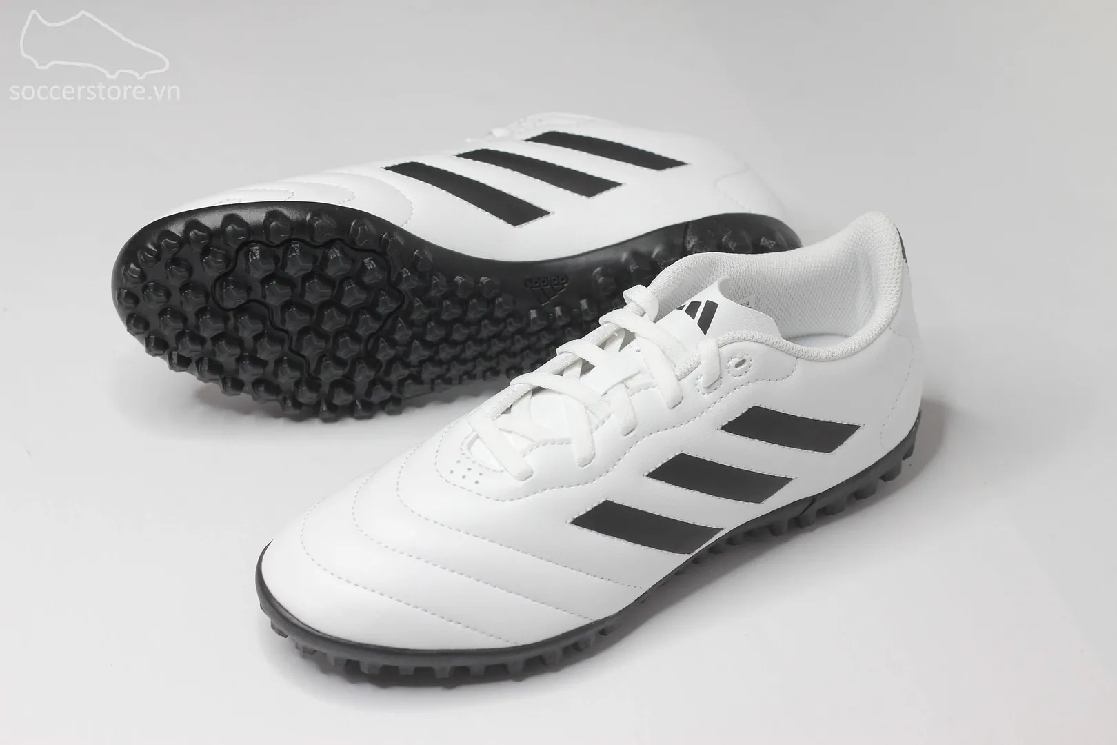 Adidas Goletto VIII TF màu trắng đen HQ4484