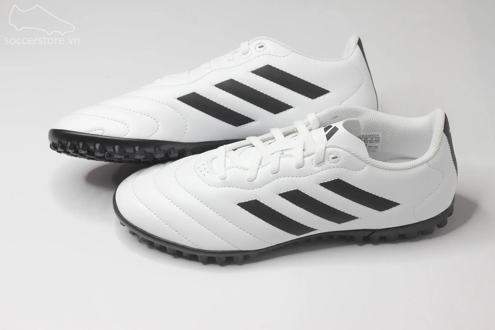 Adidas Goletto VIII TF màu trắng đen HQ4484