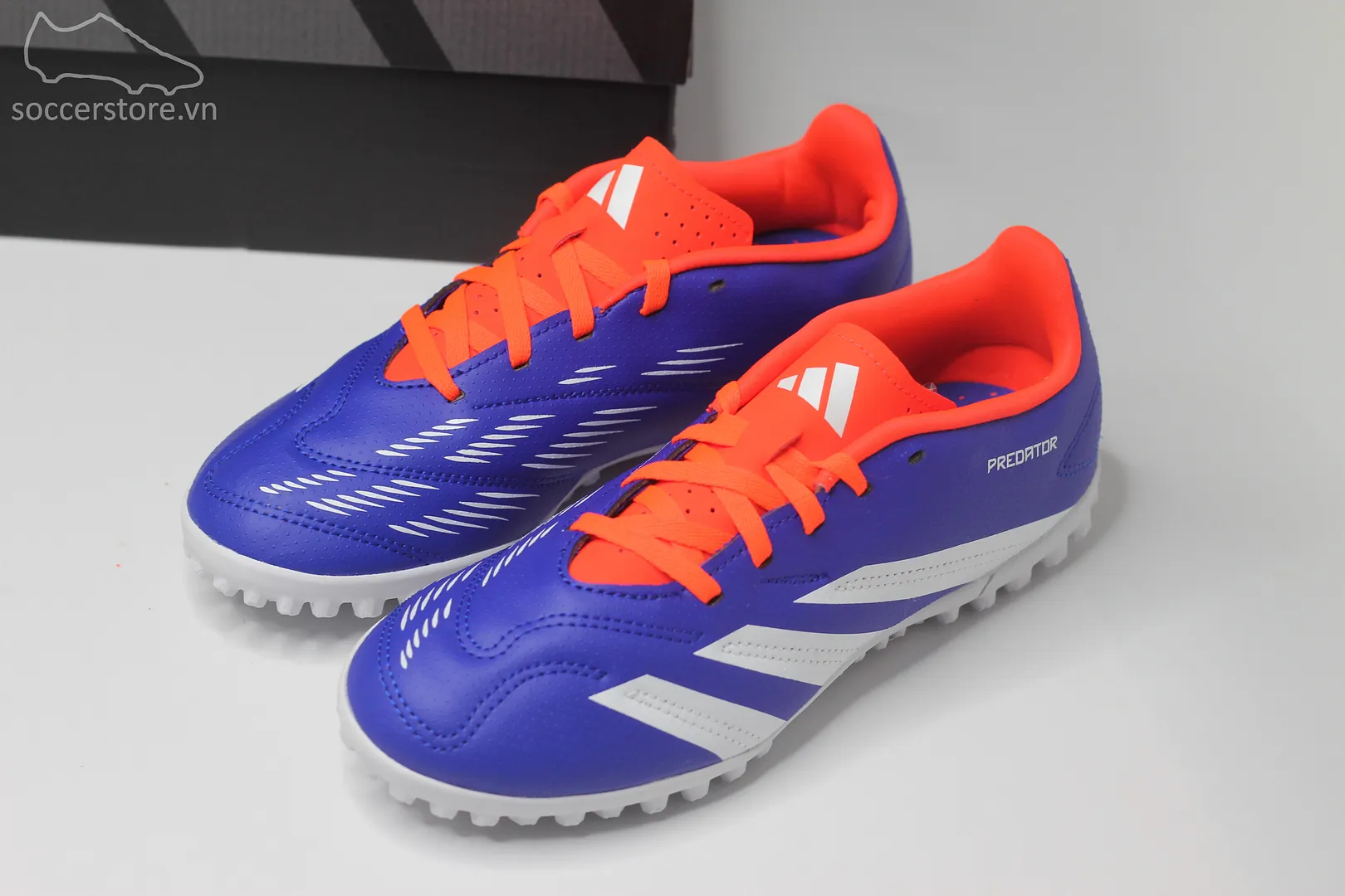 Adidas Predator Club TF Junior Advancement pack màu xanh trắng Kids ID3428