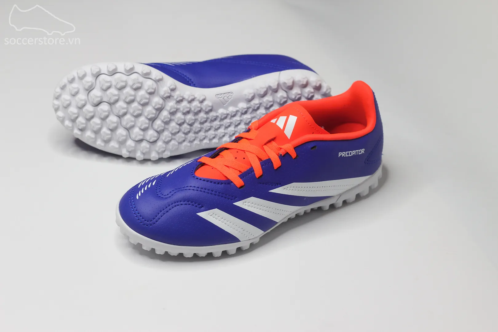 Adidas Predator Club TF Junior Advancement pack màu xanh trắng Kids ID3428