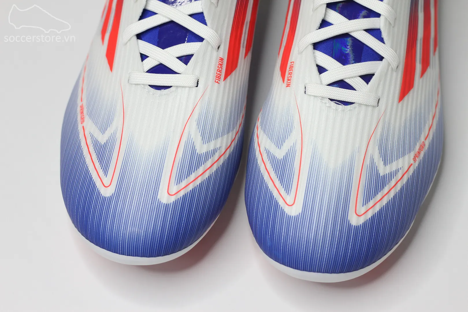 Adidas F50 League MG/FG Advancement pack màu xanh trắng IE0601