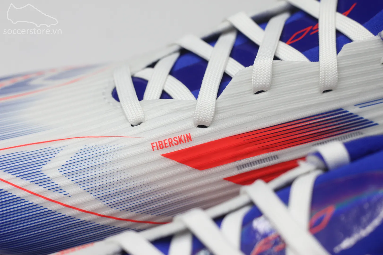 Adidas F50 League MG/FG Advancement pack màu xanh trắng IE0601