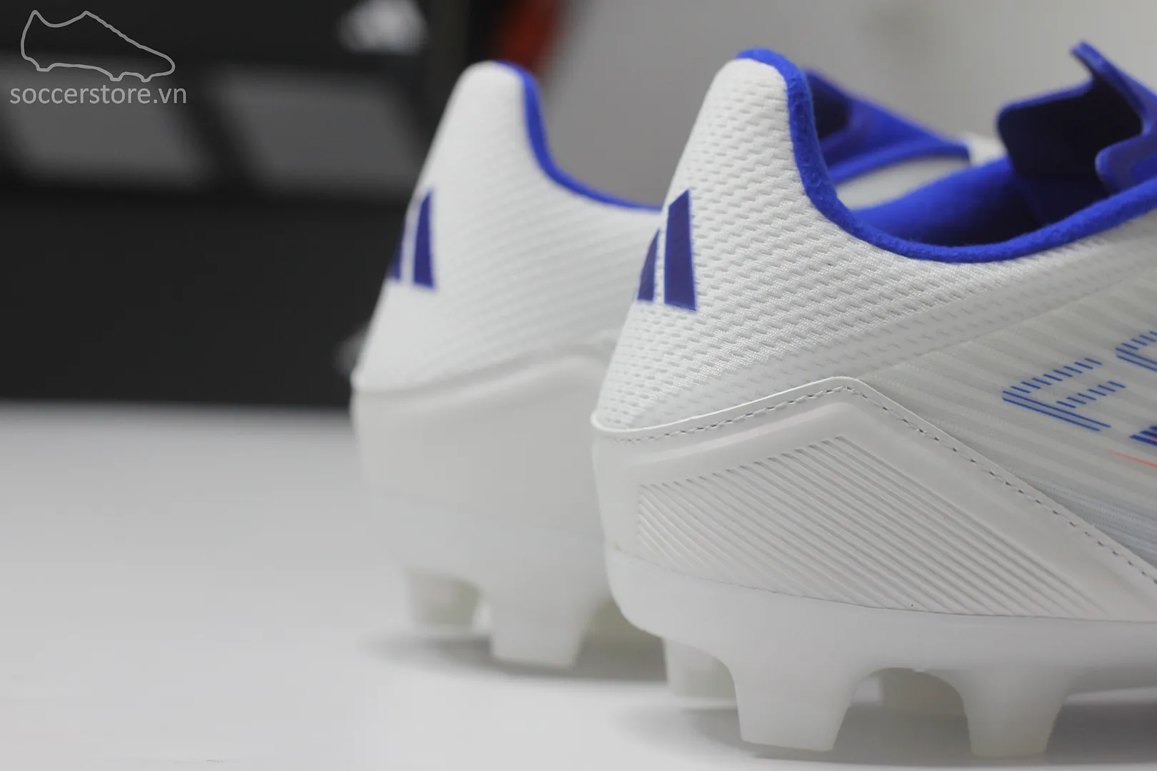 Adidas F50 League MG/FG Advancement pack màu xanh trắng IE0601