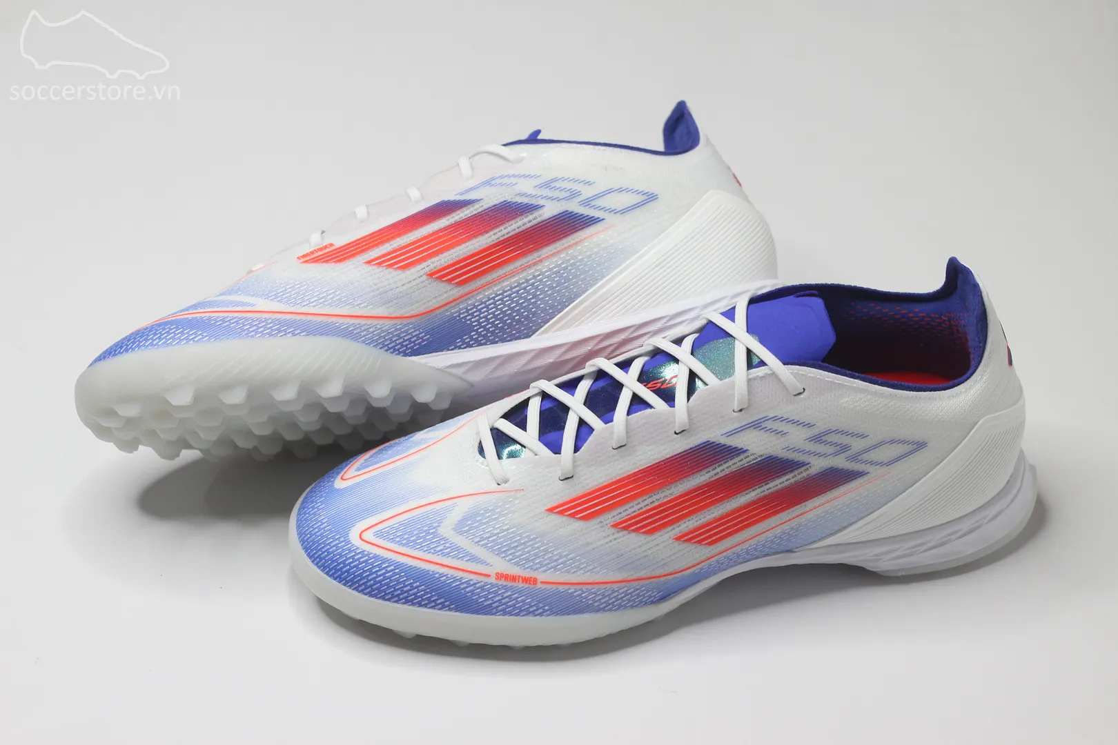 Adidas F50 Pro TF Advancement pack màu trắng xanh IF1323