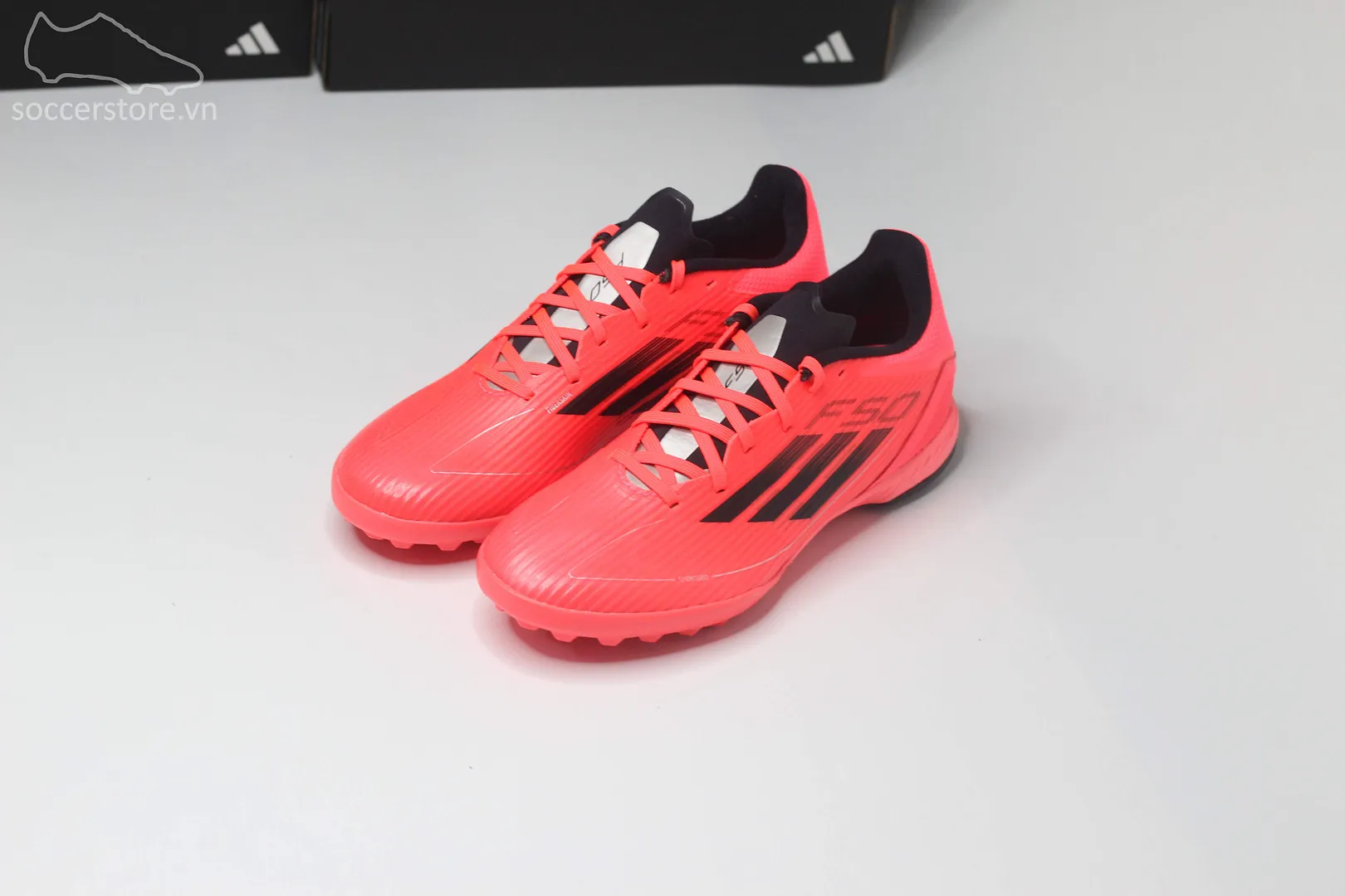 Adidas F50 League TF Vivid Horizon pack màu đỏ cam IF1335
