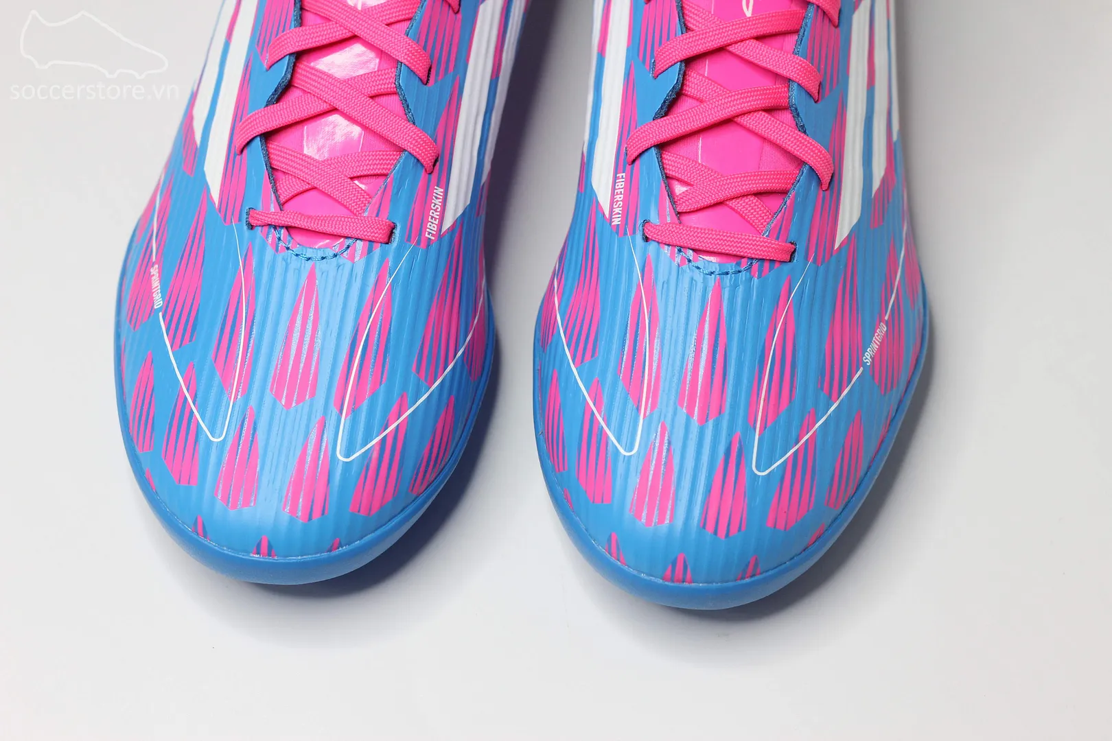 Adidas F50 League TF Reemergence pack màu hồng trắng IF1336