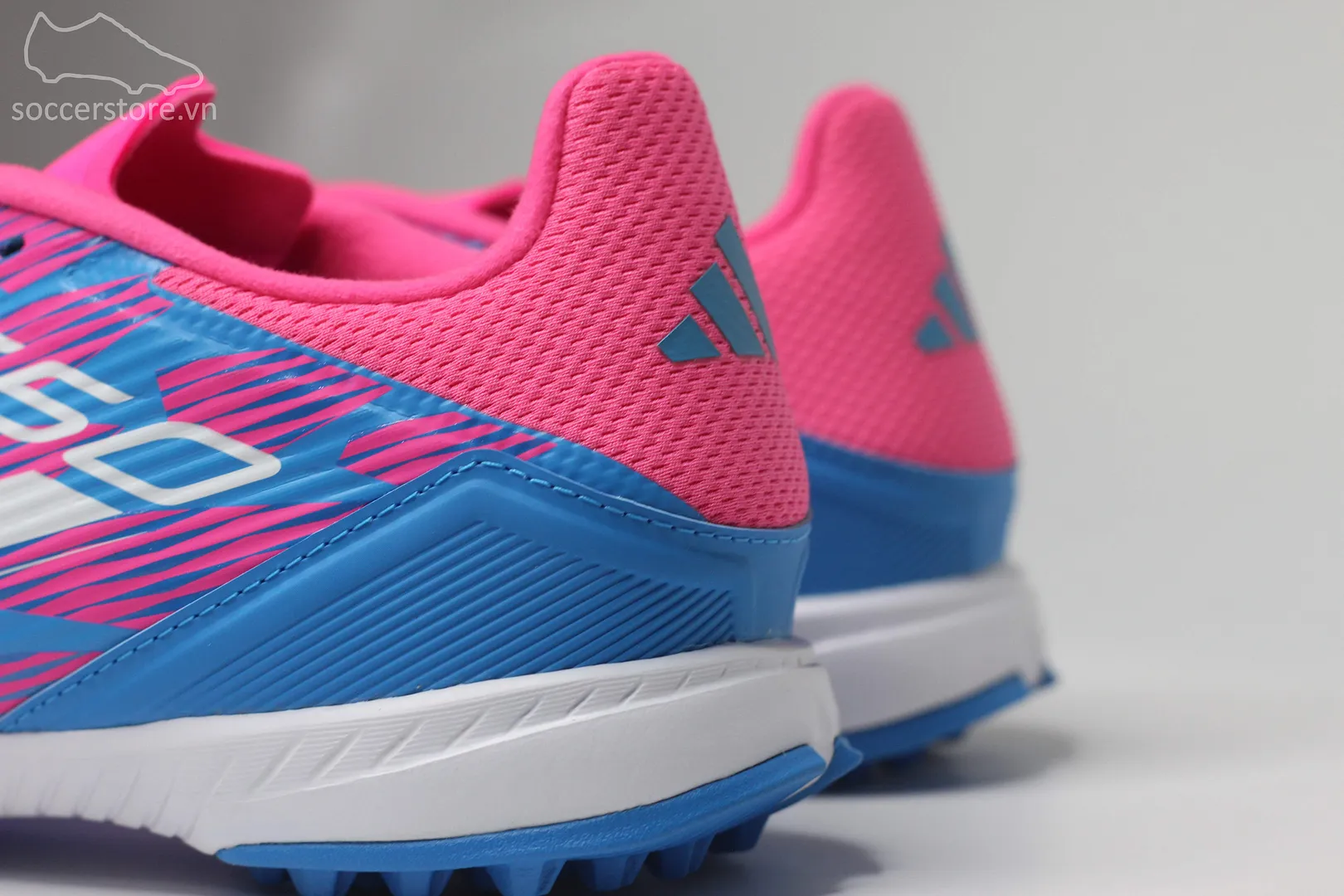 Adidas F50 League TF Reemergence pack màu hồng trắng IF1336