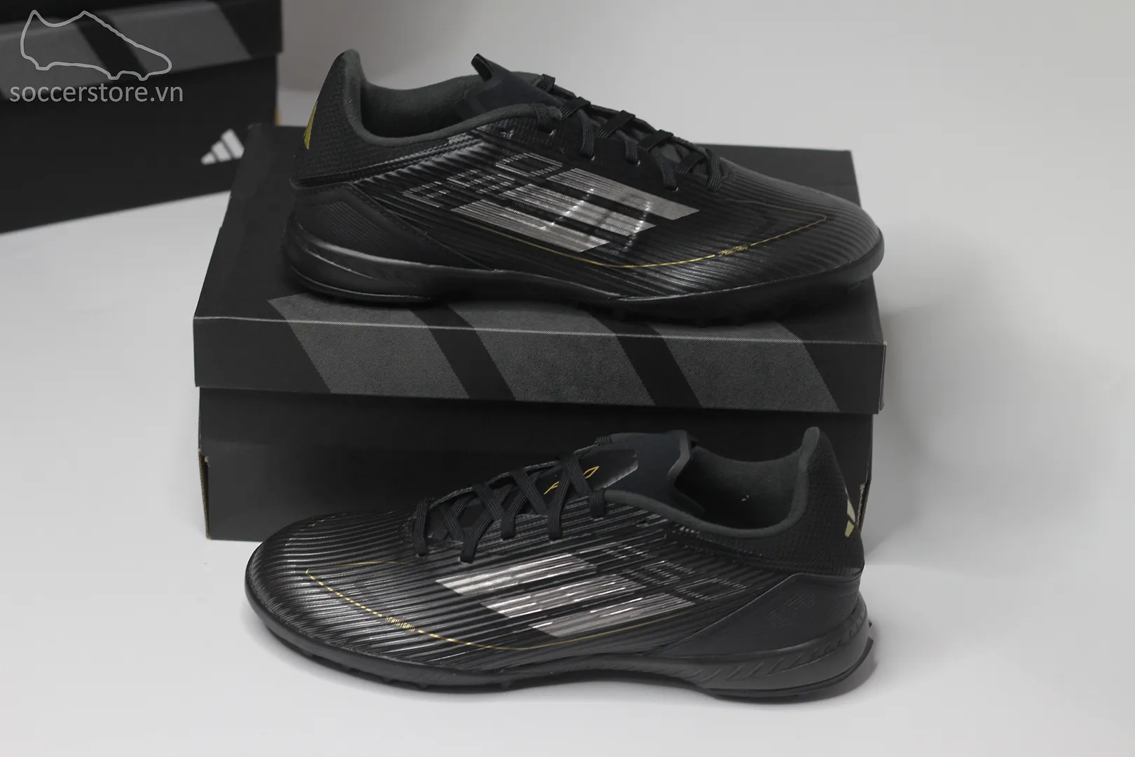 Adidas F50 League TF Darkspark pack màu đen bạc IF1337